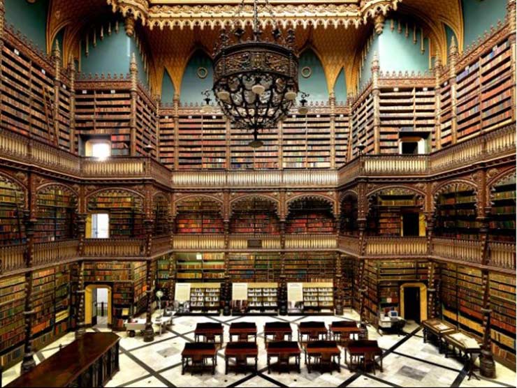 REAL GABINETE PORTUGUÊS DE LEITURA, RIO DE JANEIRO, BRAZIL